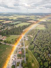 Aerial Rainbow View