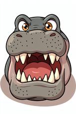 Animated Hippo Teeth