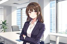 Anime Businesswoman