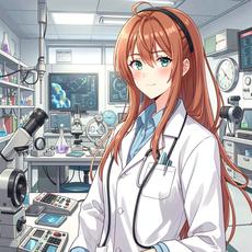 Anime Laboratory Background
