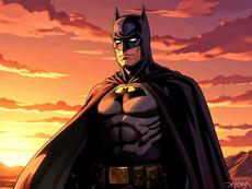 Batman At Sunset