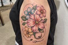 Beach Flower Tattoos