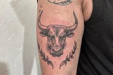 Bull Tattoo Arm