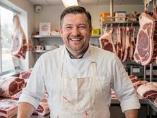 Butcher Smiling Proudly