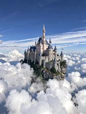 Castle Floating In The Sky