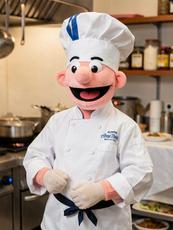 Chef Puppet Stock Image