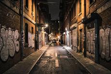 City Alleyway At Night