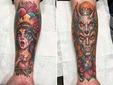 Colored Tattoo Sleeve Ideas