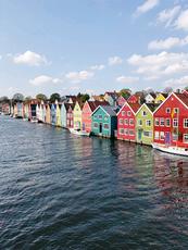 Colorful Houses On The Water