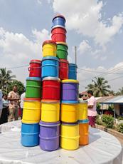 Colorful Tiffin Towers