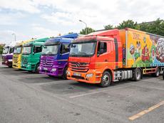 Colorful Truck Lineup