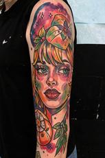 Coloured Tattoo Sleeve