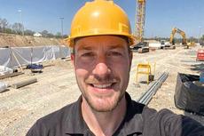 Construction Site Selfie