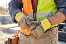 Construction Worker Hands