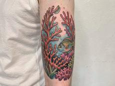 Coral Reef Sleeve Tattoo