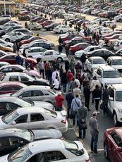 Crowded Parking Lot