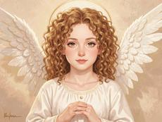 Curly Haired Angel