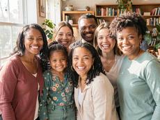 Diverse Group Smiling