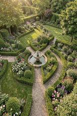 Elegant Garden Aerial