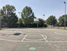 Empty Basketball Court