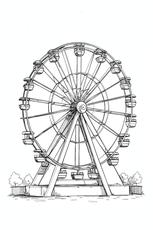 Ferris Wheel Drawing