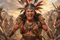 Fierce Maori Warrior