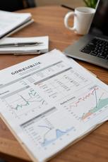 Financial Documents On A Desk