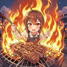 Flaming Anime Barbecue