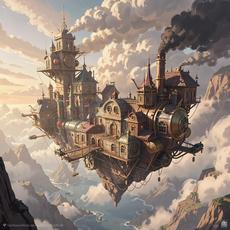 Floating Steampunk City