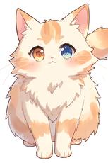Fluffy Anime Cat