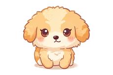 Fluffy Chibi Dog