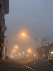 Foggy Street Light
