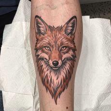 Fox Forearm Tattoo
