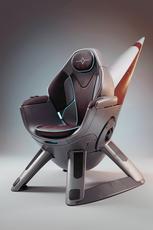 Futuristic Rocket Chair