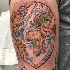 Geographic Tattoo