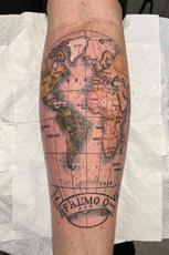 Geography Tattoo
