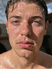 Glistening With Sweat