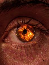 Glowing Amber Eye