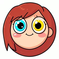 Googly Eyes Cartoon Character