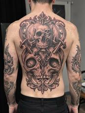 Gothic Back Tattoos
