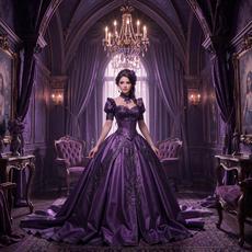 Gothic Purple Elegance