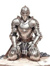 Knight Kneeling