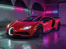Lamborghini Bugatti Neon