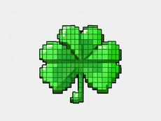 Lucky Pixel Clover