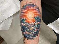 Luminous Ocean Tattoo