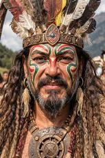 Maori Warrior Face