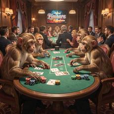 Monkeys Playing Poker