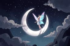 Moon With Fairy