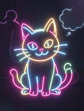 Neon Cat Dreams