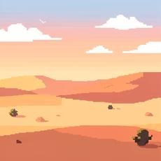 Peaceful Pixel Desert